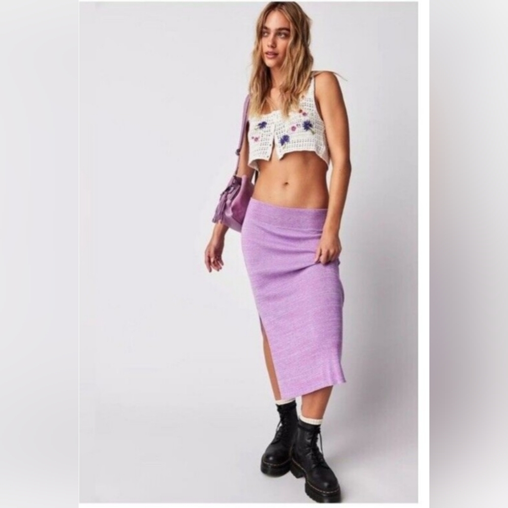 Free People Midi Skirt